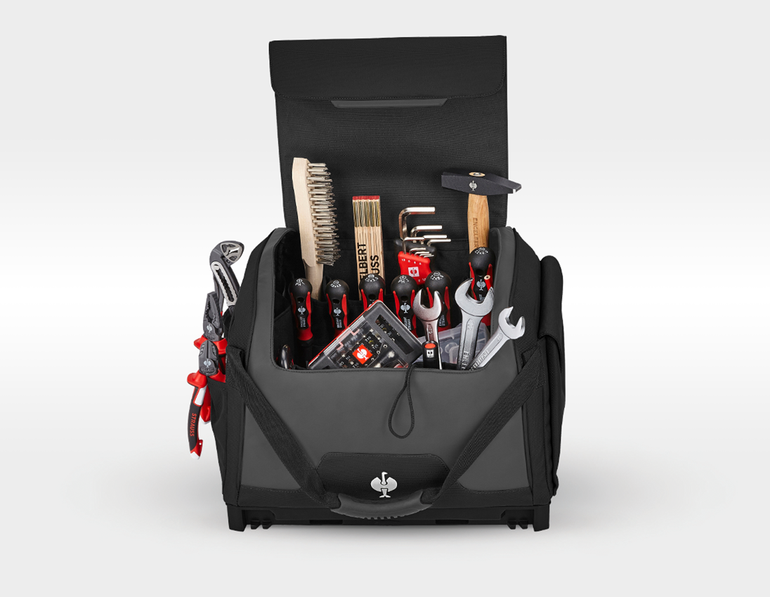 Système STRAUSSbox: Set d'outils Allround avec STRAUSSbox + noir