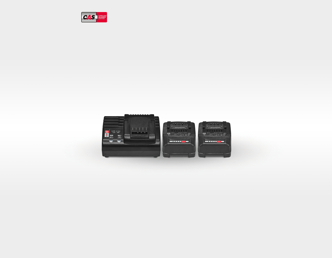 STRAUSSbox System: Werkzeug-Set + Multi Bohrschrauber + STRAUSSbox + schwarz 5
