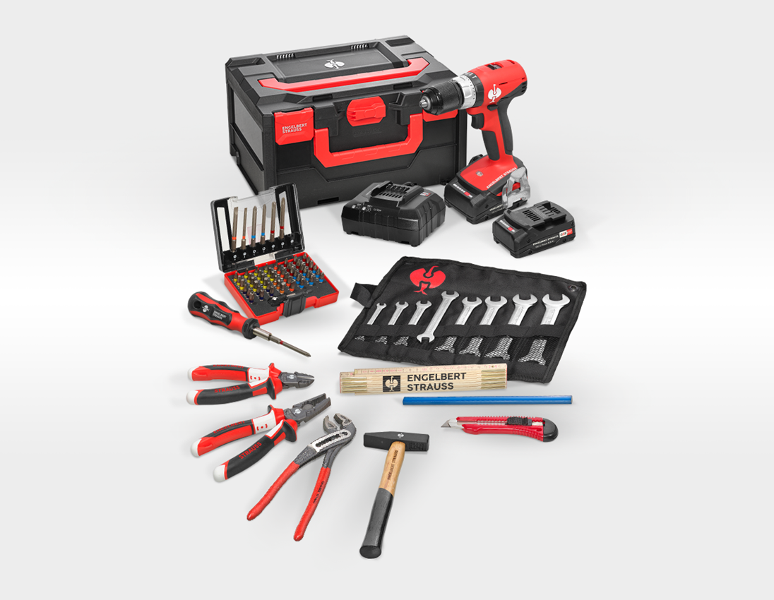 Outils électriques: Set d'outils STRAUSSbox 215 midi Allround Pro II
