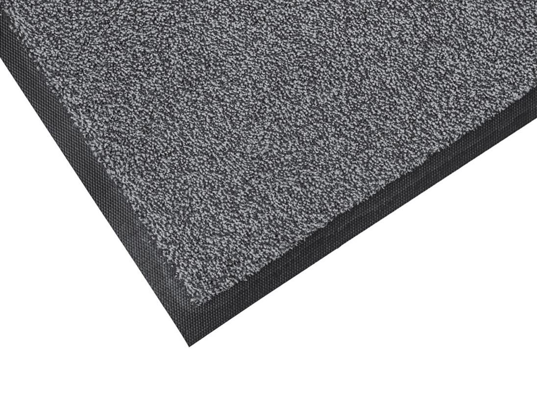 Vloermatten: Comfortmatten met rubberen rand + zwart/lichtgrijs 3