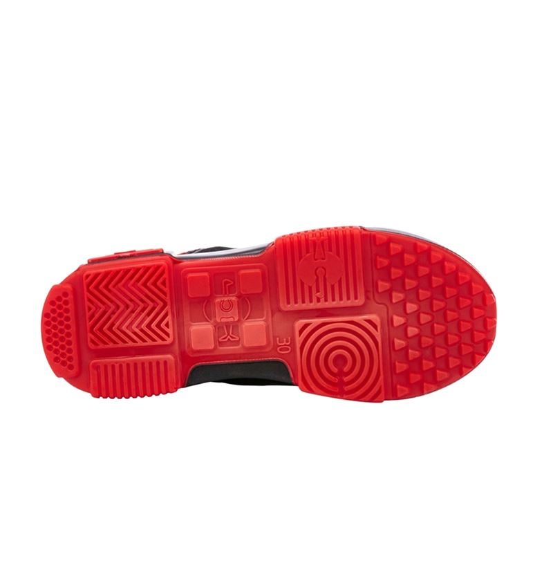 Chaussures: Chaussures Allround e.s. Etosha, enfants + noir/strauss rouge 4