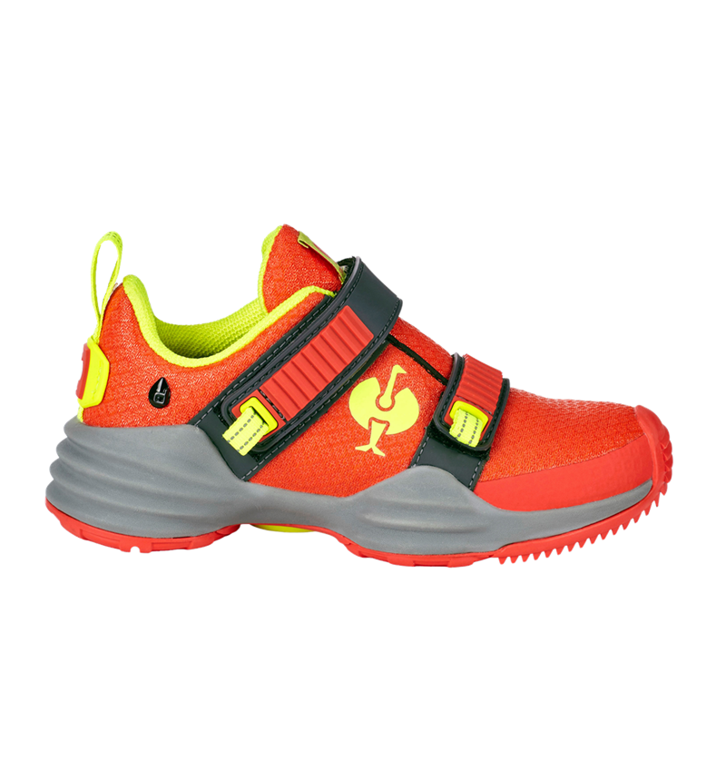 Chaussures pour enfants: Chaussures Allround e.s. Waza, enfants + rouge solaire/jaune fluo 1