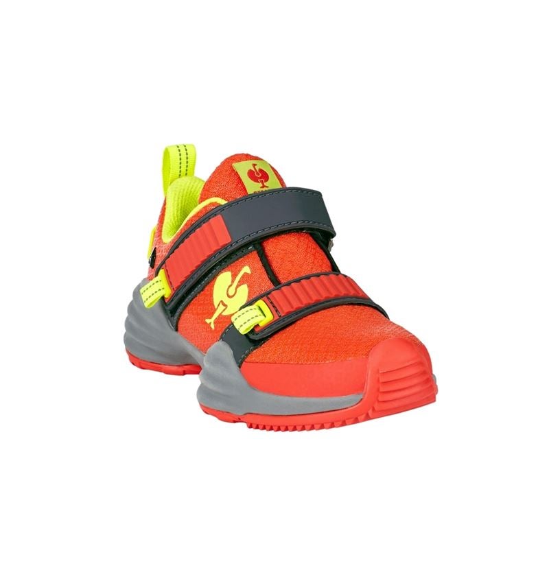 Chaussures: Chaussures Allround e.s. Waza, enfants + rouge solaire/jaune fluo 2