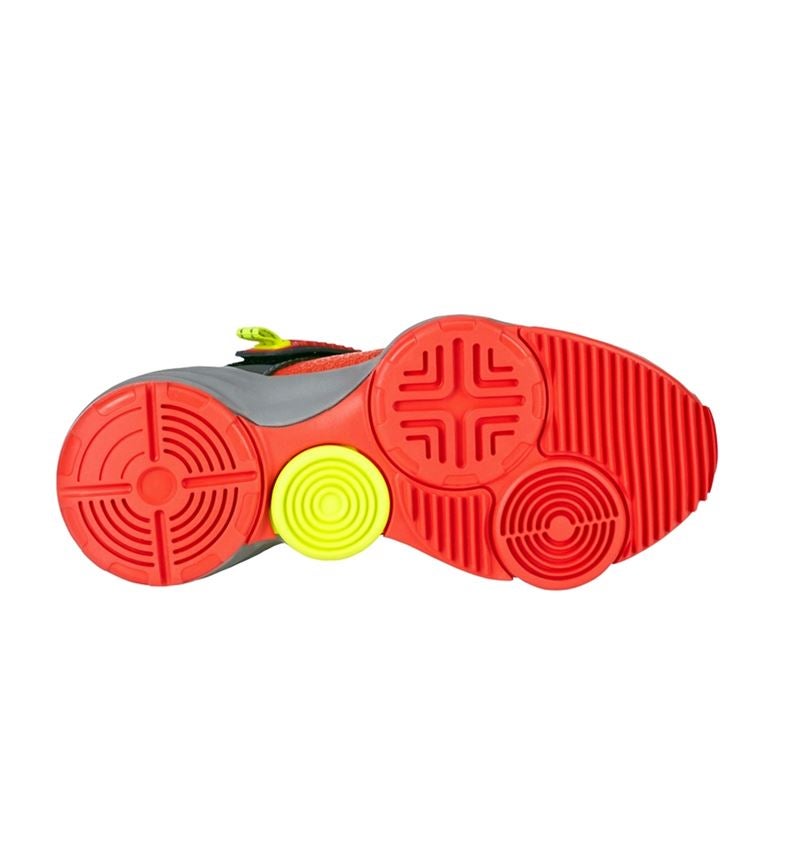Chaussures: Chaussures Allround e.s. Waza, enfants + rouge solaire/jaune fluo 3