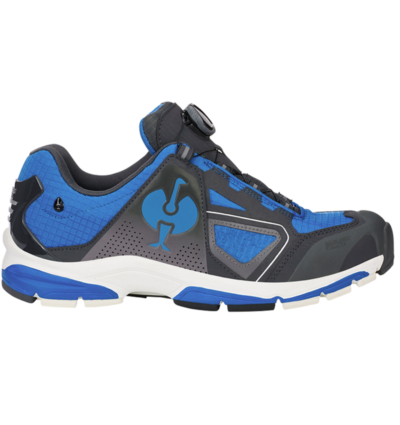O2: O2 Chaussures de travail e.s. Minkar II + bleu gentiane/graphite/blanc 2