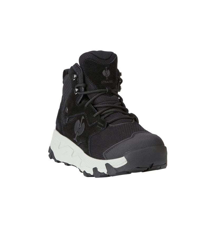 Chaussures: O6 Chaussures professionnes e.s. Rimini mid + noir/gris cristal 4