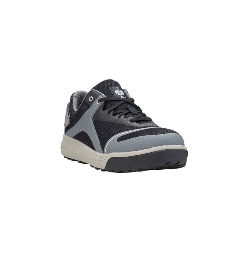 S1: e.s. S1 Halfhoge veiligheids- schoenen Vasegus low + zwart/antraciet 2