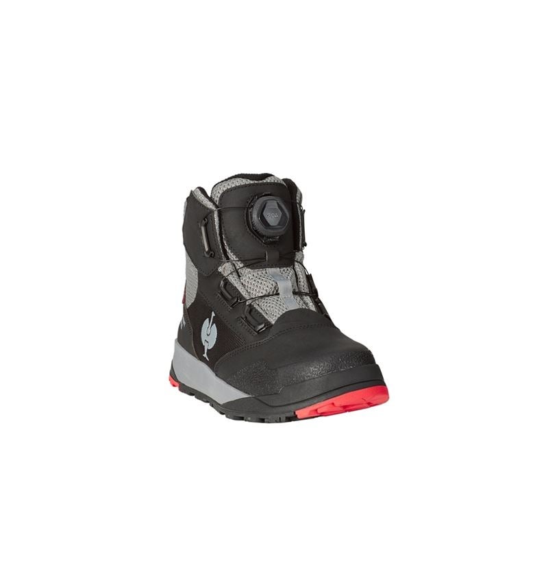 Schoenen: S1 Veiligheidsschoenen e.s. Nakuru mid + zwart/parelgrijs 3