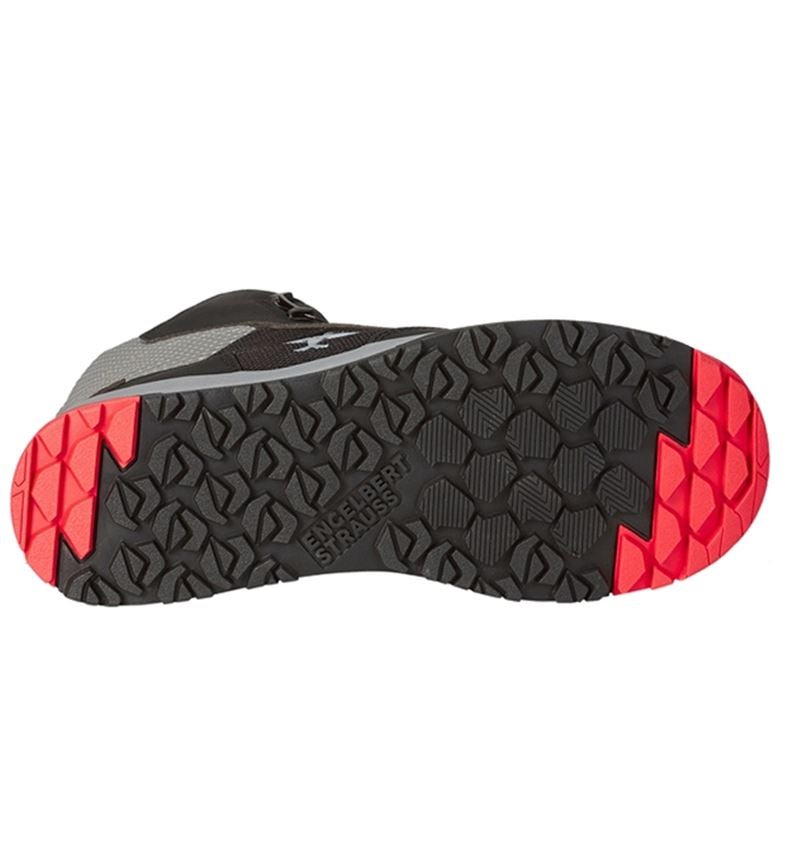 Schoenen: S1 Veiligheidsschoenen e.s. Nakuru mid + zwart/parelgrijs 4