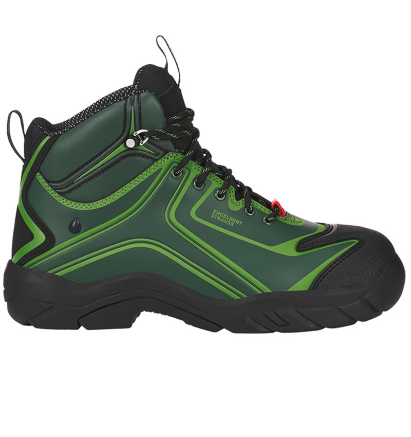 Charpentier / Couvreur_Chaussures: e.s. S3 Chaussures hautes de sécurité Kajam + vert/vert d'eau 1
