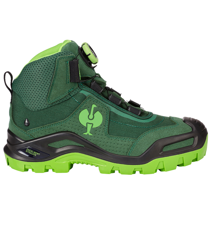 S3: S3 Chaussures hautes de sécurité e.s.Kastra II mid + vert/vert d'eau 2