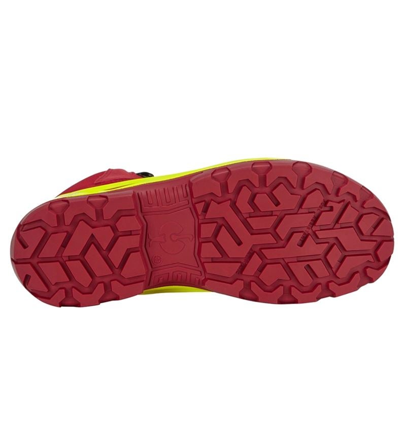 Schoenen: S3 Veiligheidsschoenen e.s. Kastra II mid + rood/signaalgeel 4