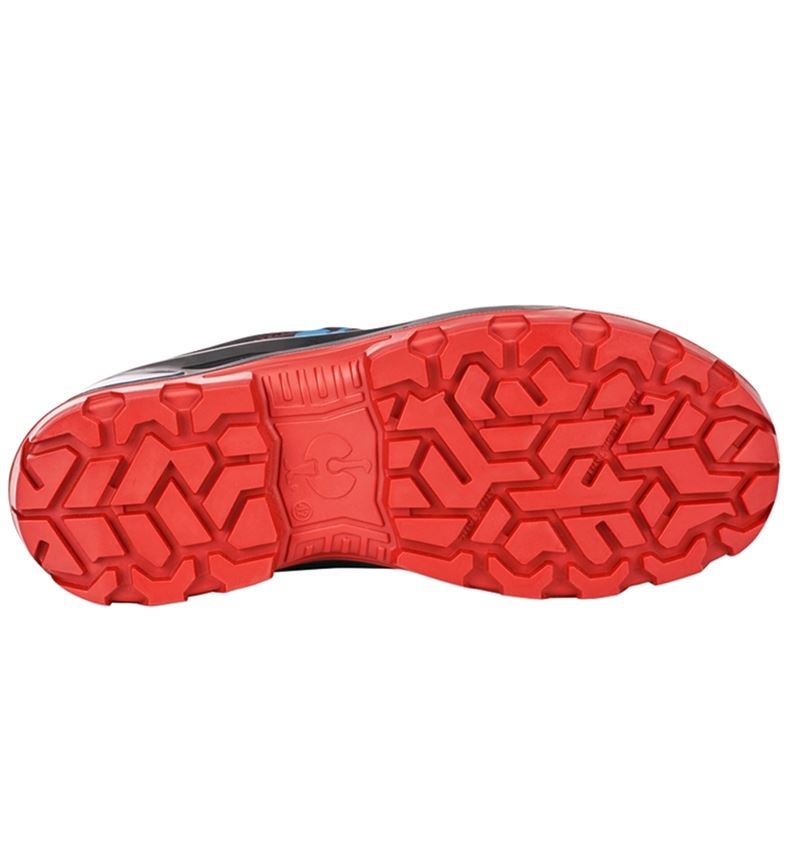 S3: S3 Chaussures hautes de sécurité e.s.Kastra II low + noir/rouge vif/bleu gentiane 3