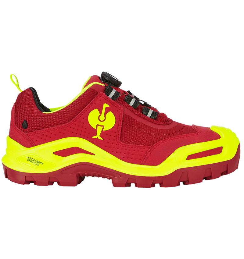 Schoenen: S3 Veiligheidsschoenen e.s. Kastra II low + rood/signaalgeel 3