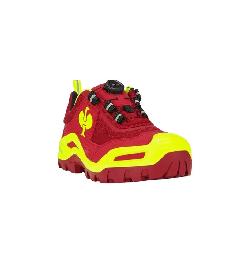 S3: S3 Chaussures hautes de sécurité e.s.Kastra II low + rouge/jaune fluo 4