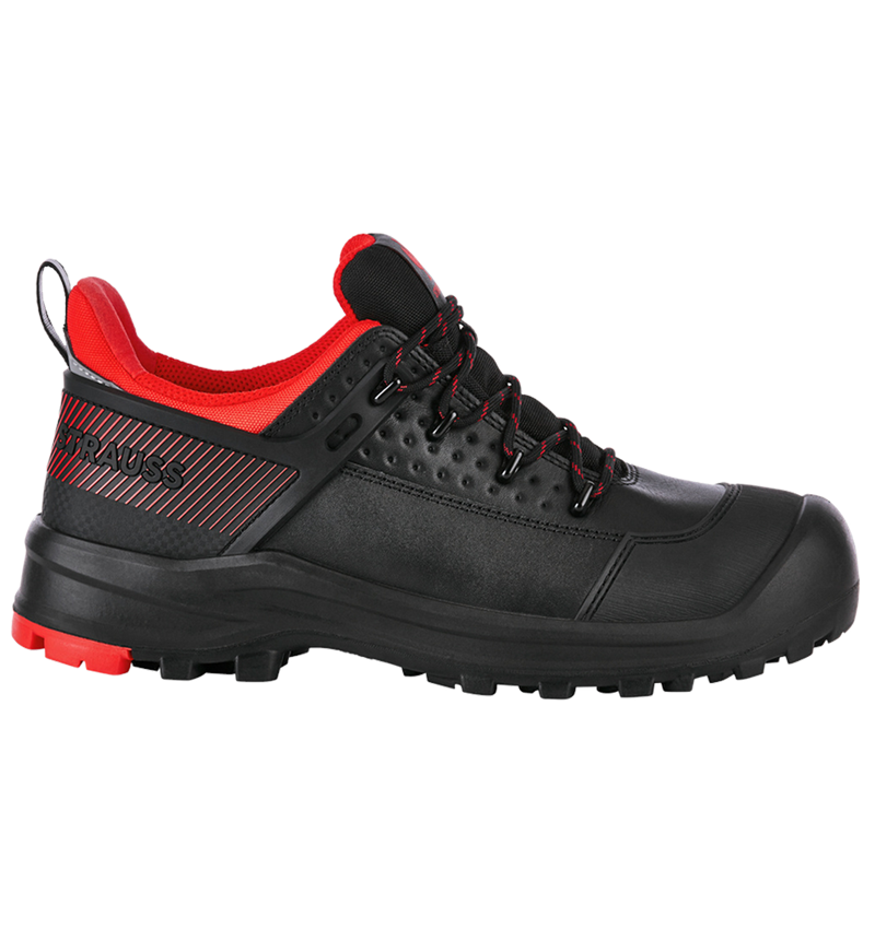 Schoenen: S3 Veiligheidsschoenen e.s. Katavi low + zwart/rood 1