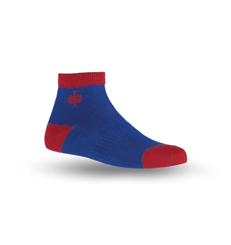 Accessoires: e.s. Chaussettes Allround Classic light/mid, enfa. + bleu royal/rouge vif