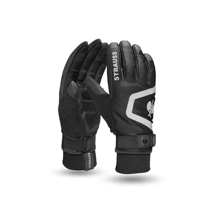 Hybride: Handschoenen e.s.trail winter + zwart/bazaltgrijs