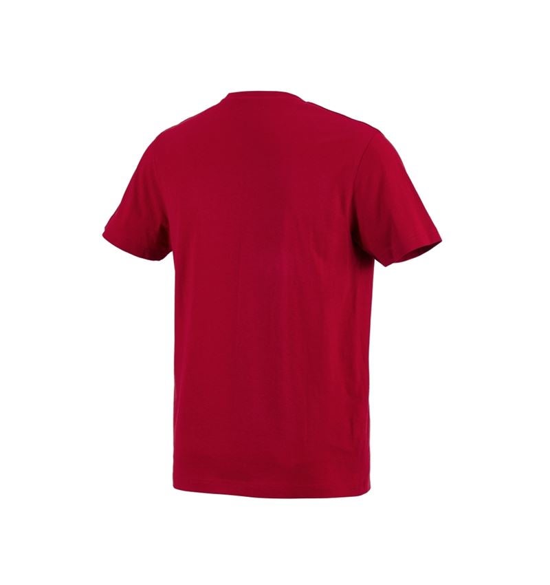 Hauts: e.s. T-shirt cotton + rouge 1