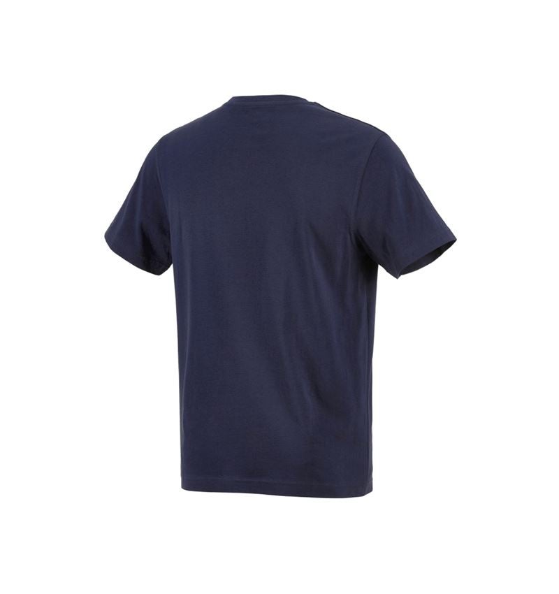 Hauts: e.s. T-shirt cotton + bleu foncé 3