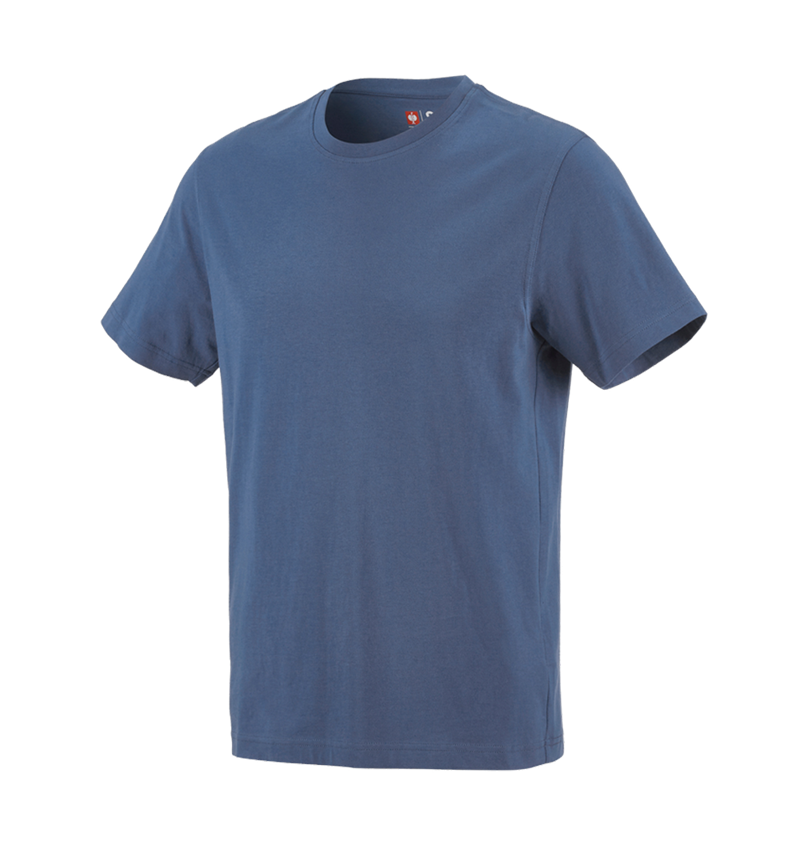 Tuin-/ Land-/ Bosbouw: e.s. T-Shirt cotton + kobalt