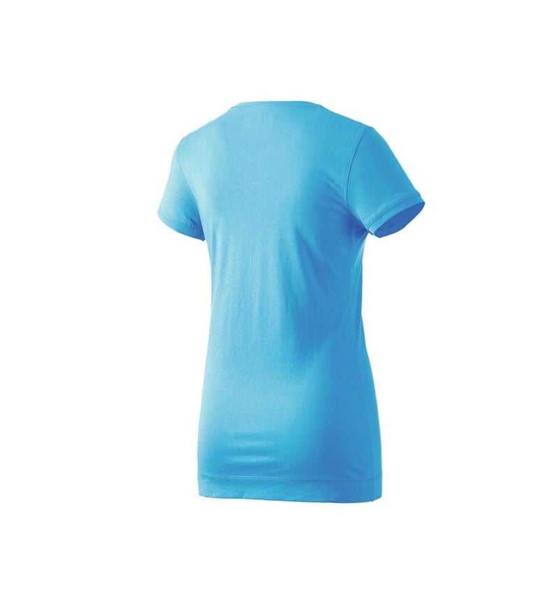 Bovenkleding: e.s. Long-Shirt cotton, dames + turquoise 2
