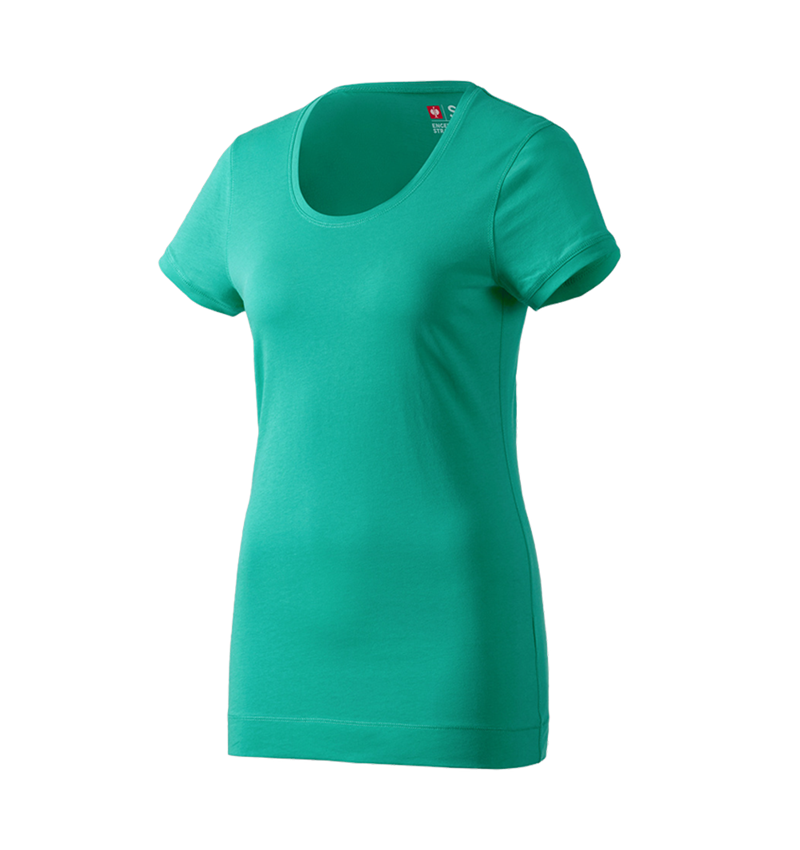 Hauts: e.s. Long shirt cotton, femmes + lagon 1