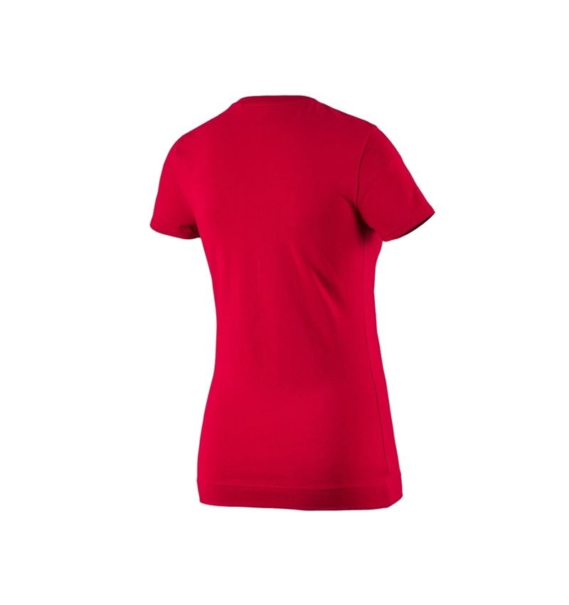 Themen: e.s. T-Shirt cotton stretch, Damen + feuerrot 3