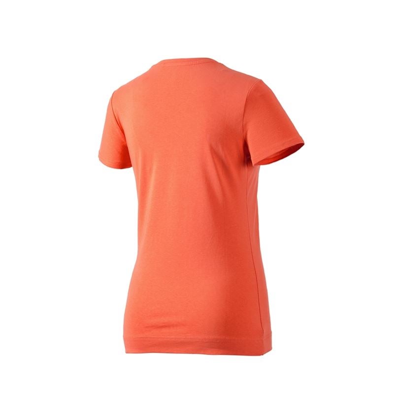 Hauts: e.s. T-shirt cotton stretch, femmes + nectarine 3