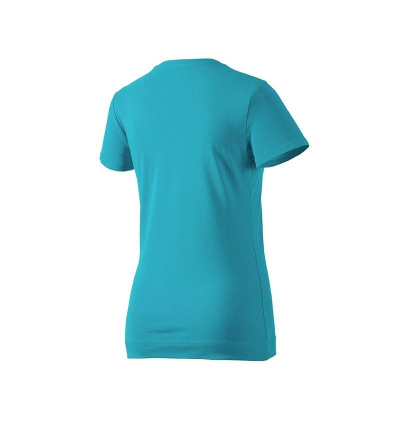 Shirts & Co.: e.s. T-Shirt cotton stretch, Damen + ozean 4