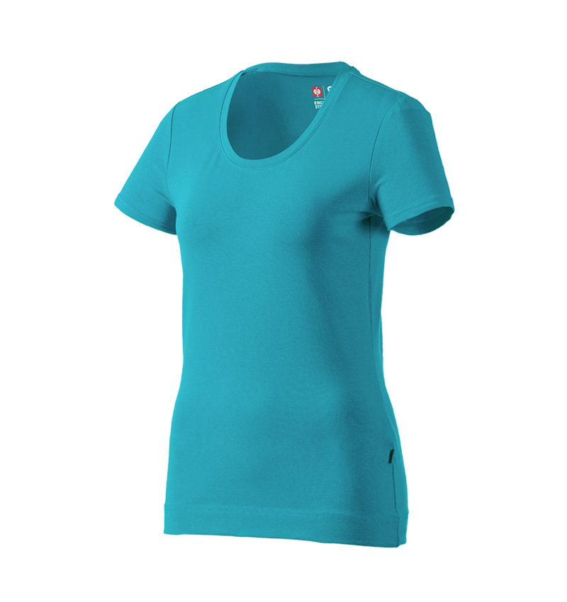 Bovenkleding: e.s. T-Shirt cotton stretch, dames + oceaan 3
