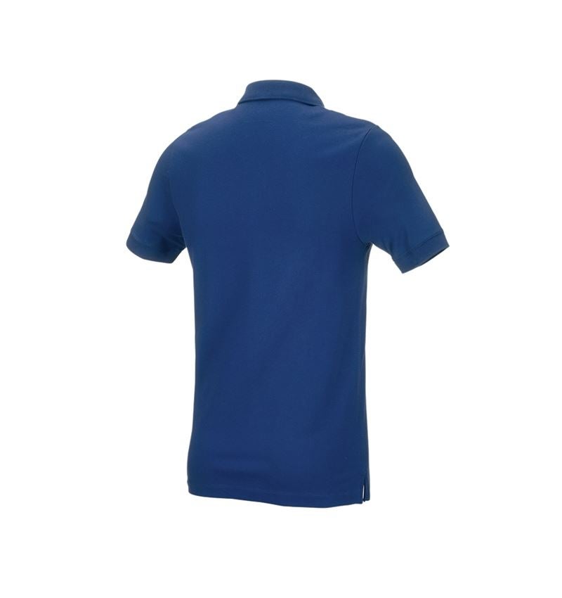 Bovenkleding: e.s. Pique-Polo cotton stretch, slim fit + alkalisch blauw 3