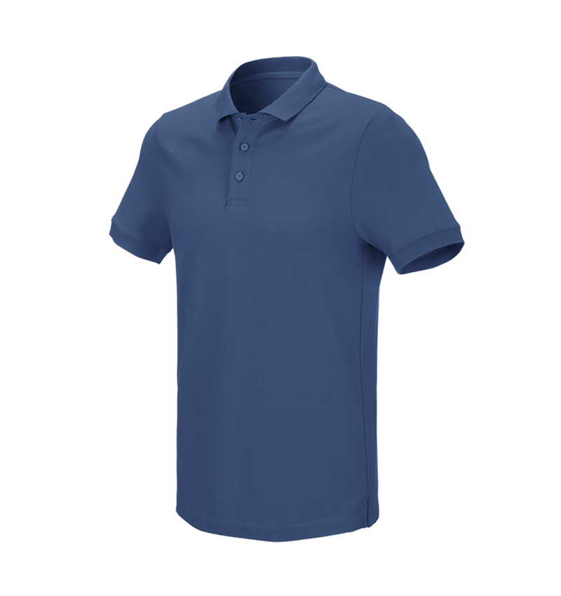 Shirts & Co.: e.s. Piqué-Polo cotton stretch + kobalt 2