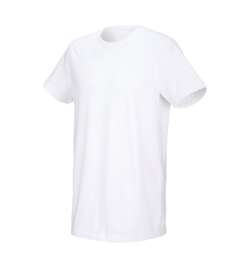 Onderwerpen: e.s. T-Shirt cotton stretch, long fit + wit 2