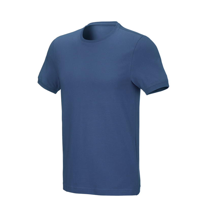Menuisiers: e.s. T-Shirt cotton stretch, slim fit + cobalt 2