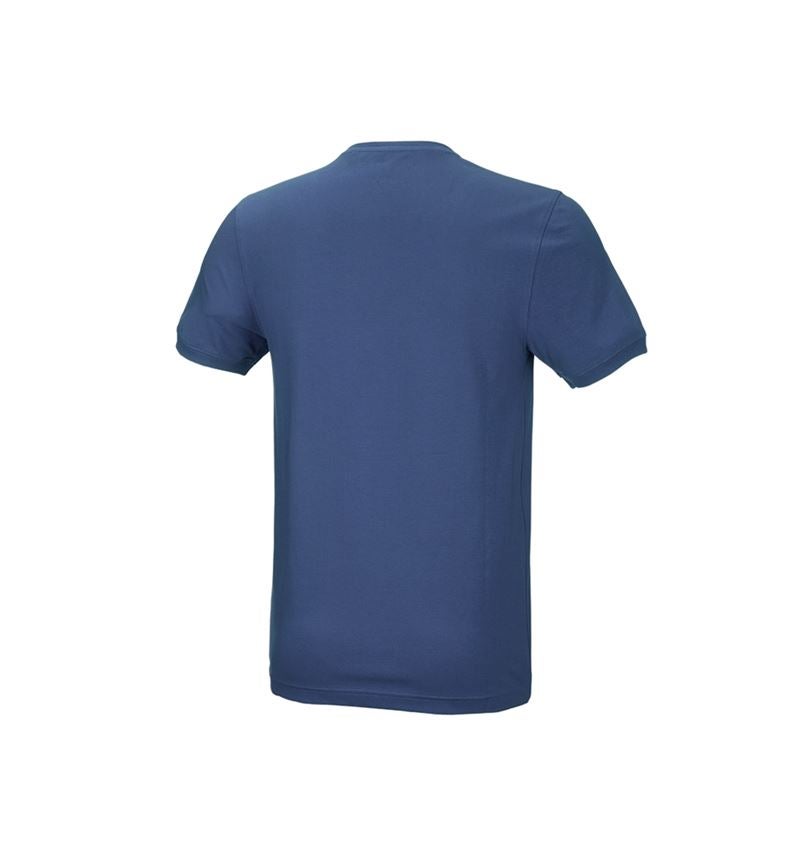 Horti-/ Sylvi-/ Agriculture: e.s. T-Shirt cotton stretch, slim fit + cobalt 3