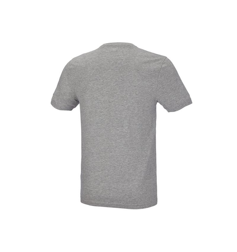 Menuisiers: e.s. T-Shirt cotton stretch, slim fit + gris mélange 3