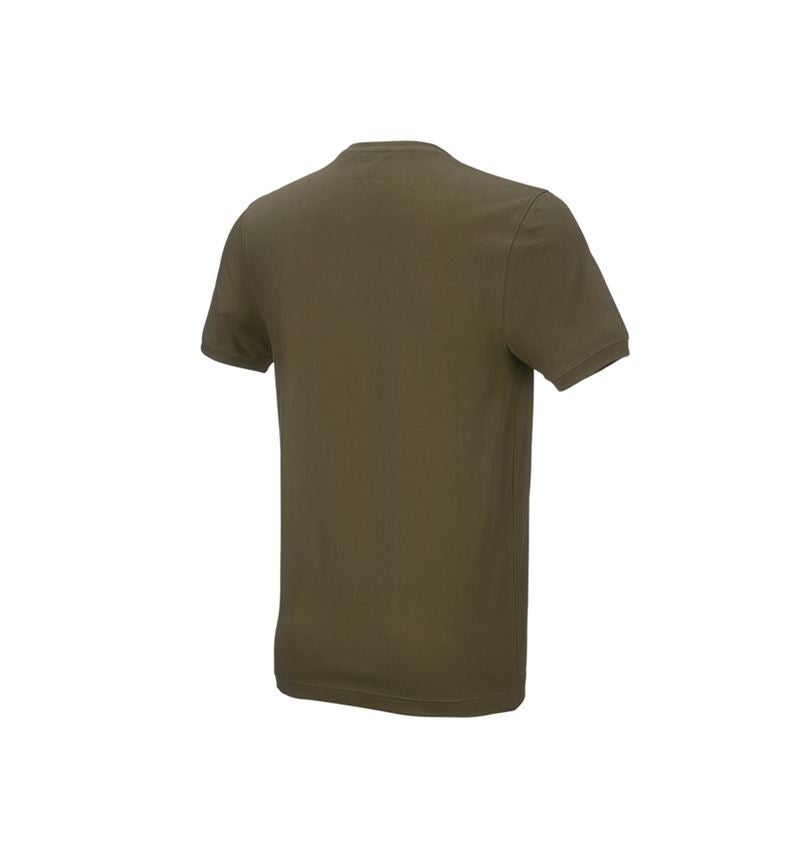 Loodgieter / Installateurs: e.s. T-Shirt cotton stretch, slim fit + moddergroen 3