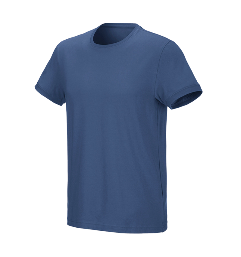Tuin-/ Land-/ Bosbouw: e.s. T-Shirt cotton stretch + kobalt 2