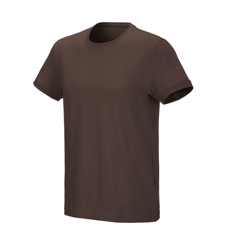 Loodgieter / Installateurs: e.s. T-Shirt cotton stretch + kastanje 2