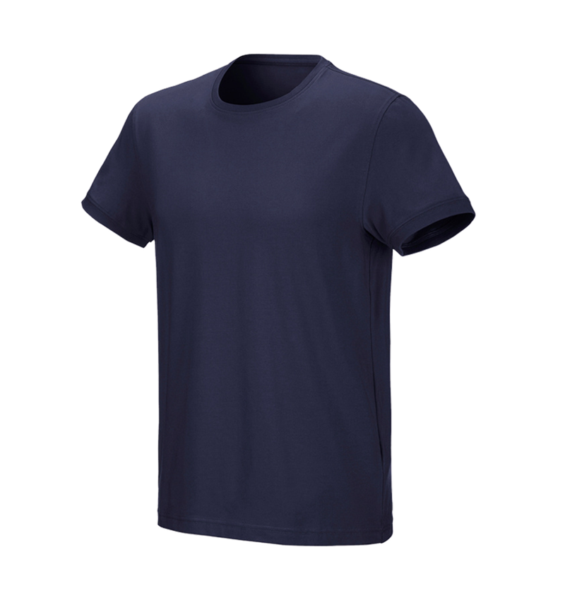 Installateurs / Plombier: e.s. T-Shirt cotton stretch + bleu foncé 2