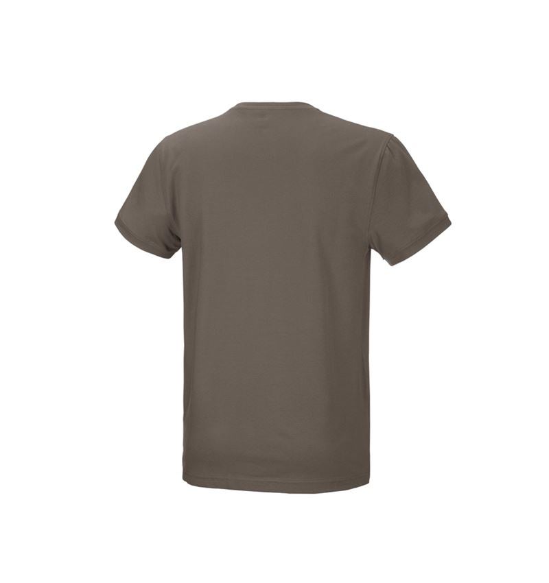 Hauts: e.s. T-Shirt cotton stretch + pierre 3