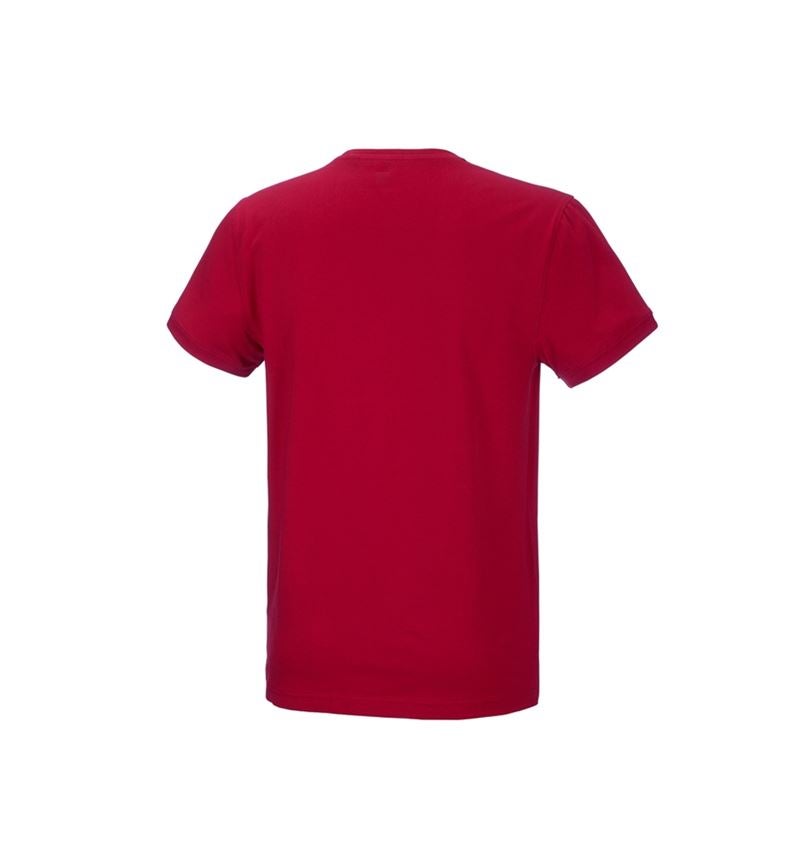 Bovenkleding: e.s. T-Shirt cotton stretch + vuurrood 3