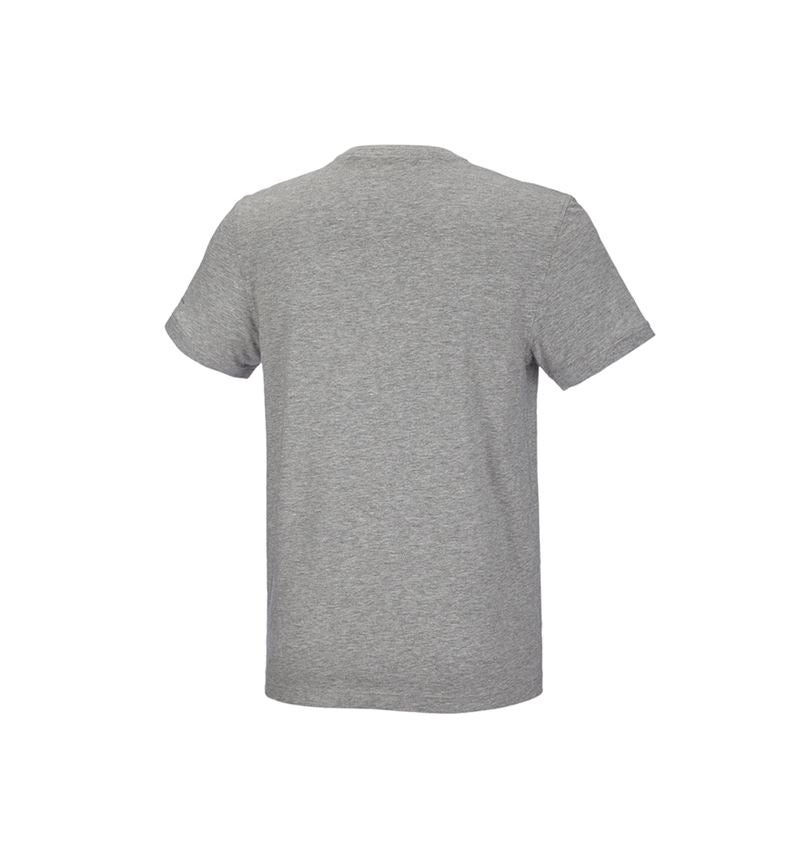 Loodgieter / Installateurs: e.s. T-Shirt cotton stretch + grijs mêlee 4