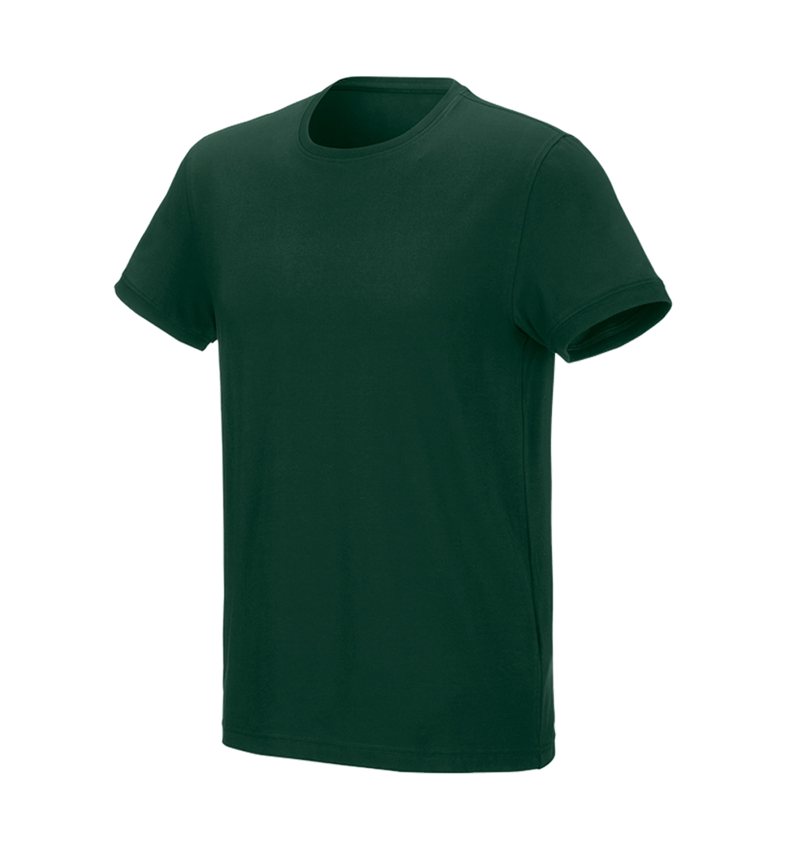 Tuin-/ Land-/ Bosbouw: e.s. T-Shirt cotton stretch + groen 2