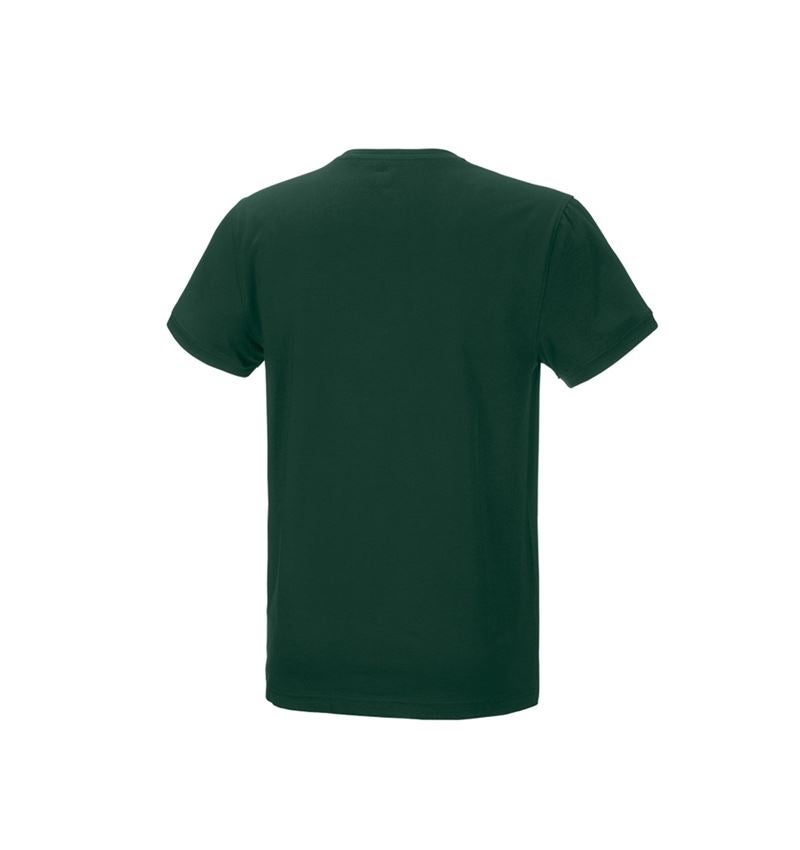 Tuin-/ Land-/ Bosbouw: e.s. T-Shirt cotton stretch + groen 3