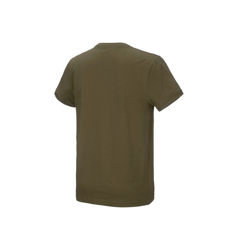 Onderwerpen: e.s. T-Shirt cotton stretch + moddergroen 3