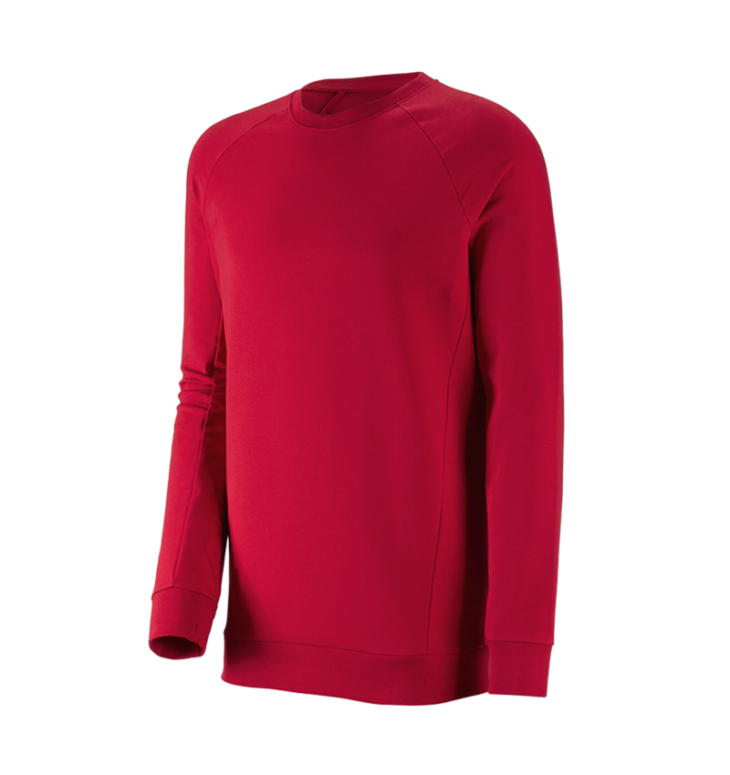 Schreiner / Tischler: e.s. Sweatshirt cotton stretch, long fit + feuerrot 2