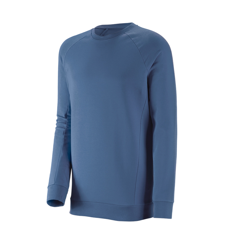 Bovenkleding: e.s. Sweatshirt cotton stretch, long fit + kobalt 2