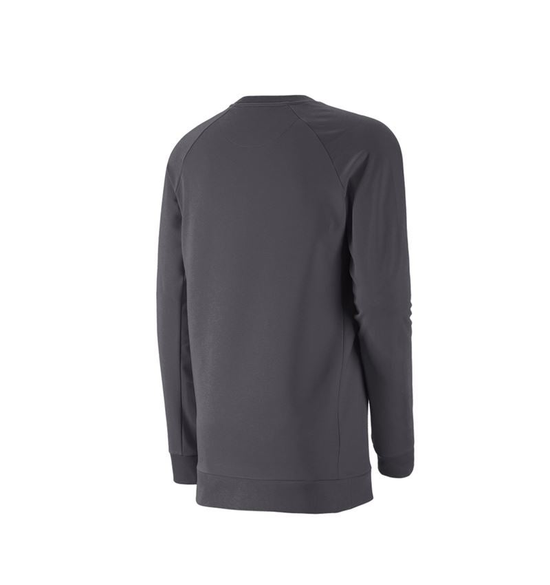 Bovenkleding: e.s. Sweatshirt cotton stretch, long fit + antraciet 3